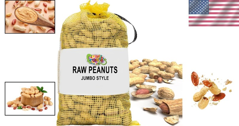Fancy Grade Raw In-Shell Peanuts 32 Oz - Ideal for Backyard Squirrels & Birds gallery