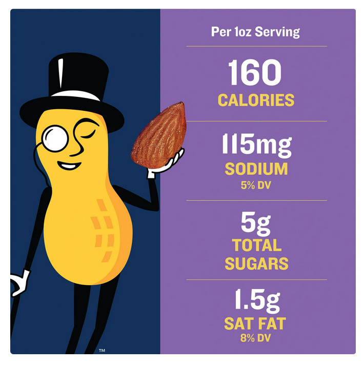 PLANTERS Honey Roasted Mixed Nuts, Party Snacks, Plant-Based Protein, 10 Oz Stee gallery