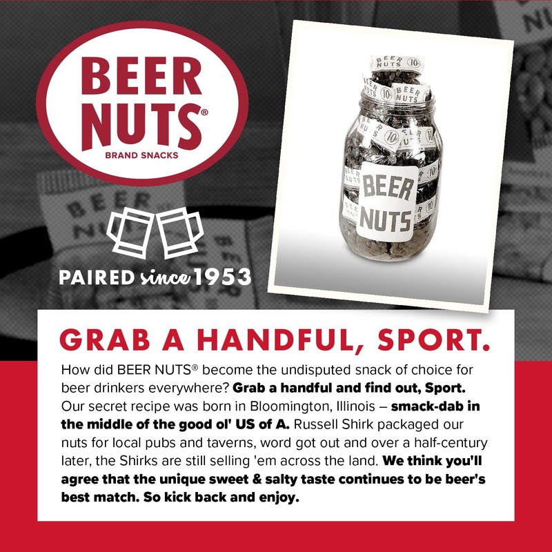 Travel Size Sweet & Salty Peanuts - Gluten Free, Low Sodium Snack - 12oz Can gallery