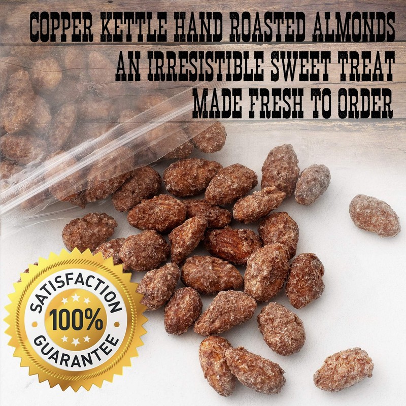 Cinnamon Roasted Almonds 24 oz 1.50 lb - Candied Almonds Glazed with Cinnamon... gallery