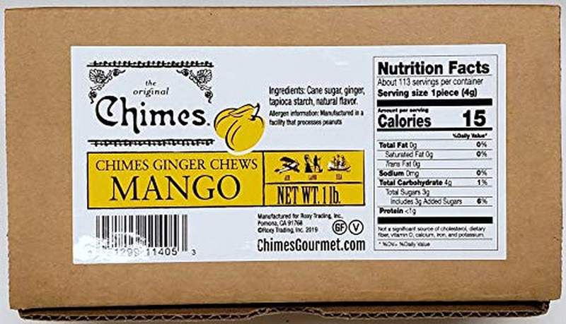 Mango Ginger Chews, 16 Ounce (Pack of 1) gallery