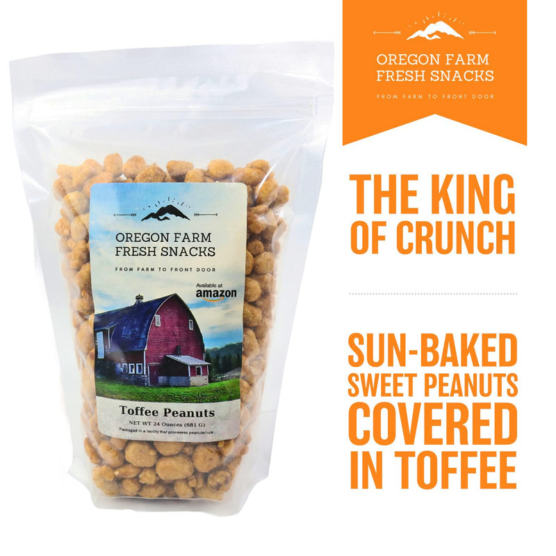 Toffee Peanuts - Sun-Baked Sweet Covered in Toffee - Locally Made Butter Snack - gallery