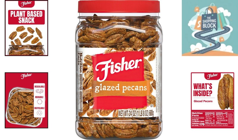 24 oz Candied Glazed Pecans - Gourmet, Crunchy, Sweet & Perfect for Gifting gallery