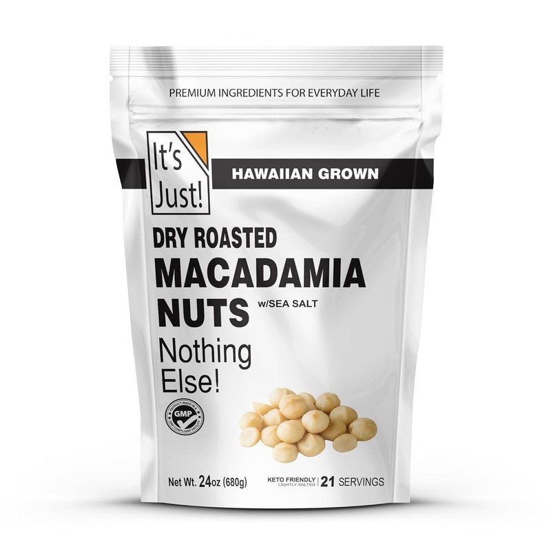 Hawaiian Macadamia Nuts, Lightly Salted, Resealable Bag gallery