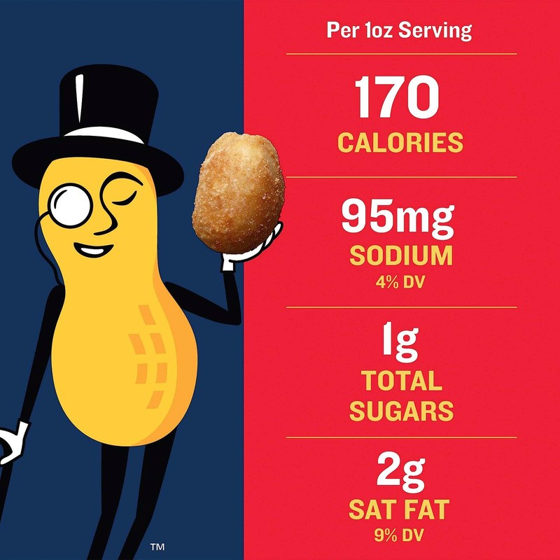 Planters Salted Peanuts 2.5 Oz Pack Of 15 Crunchy Snack High Protein Kosher gallery