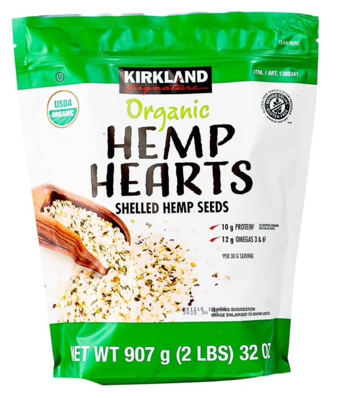 Kirkland Signature Organic Hemp Hearts, 32 Ounce (2 Lbs)