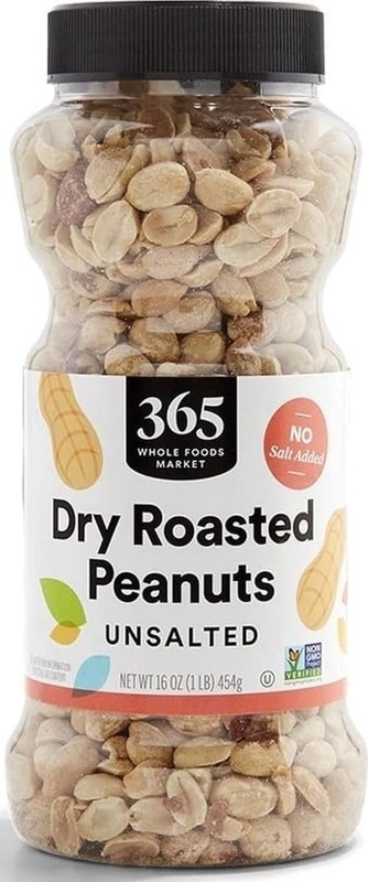 Natural 16oz Resealable Dry Roasted Unsalted Peanuts - Perfect for Snacking gallery