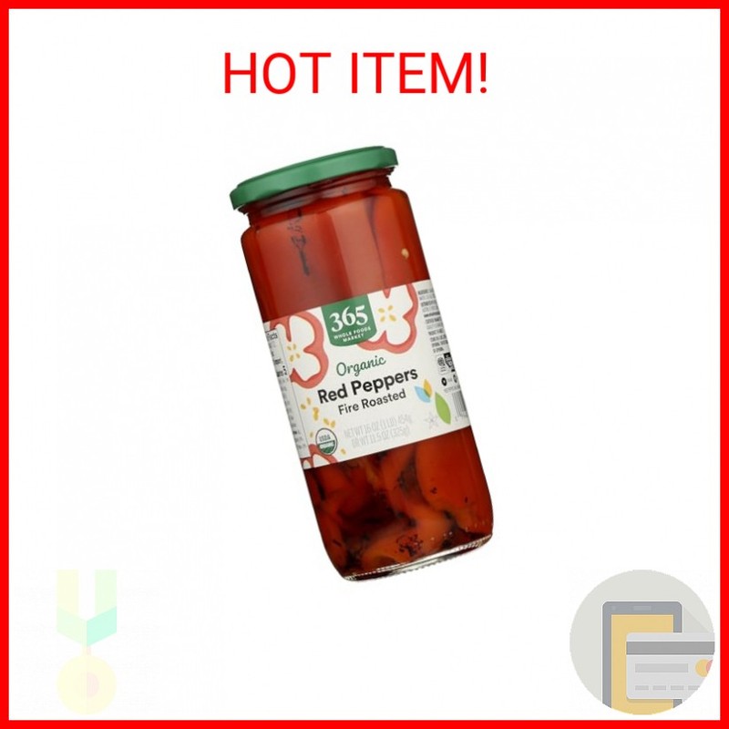 365 by Whole Foods Market, Organic Roasted Red Peppers, 16 Ounce gallery