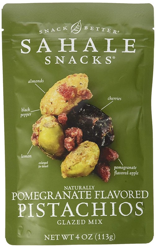 Sahale Snacks Pomegranate Flavored Pistachios Glazed Mix, 4 Ounce