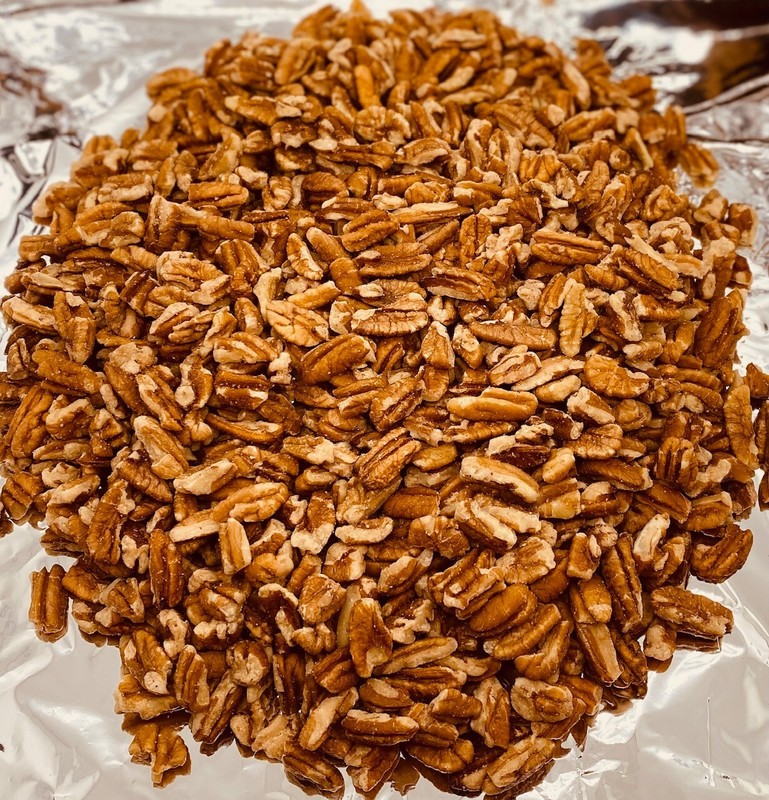 New Crop Shelled Pecan Pieces 10 Pound Box