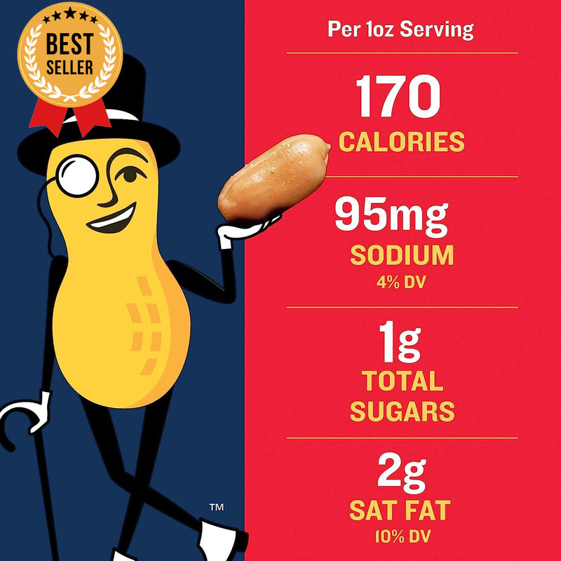 Salted Peanuts 2.19Lb Jar Roasted Snack Kosher Plant Protein Bulk Party Nuts gallery