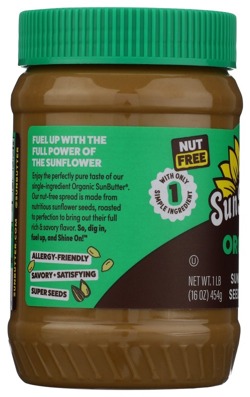 Organic Sunflower Seed Butter By Sunbutter 16 Oz Jar 6 Pack gallery