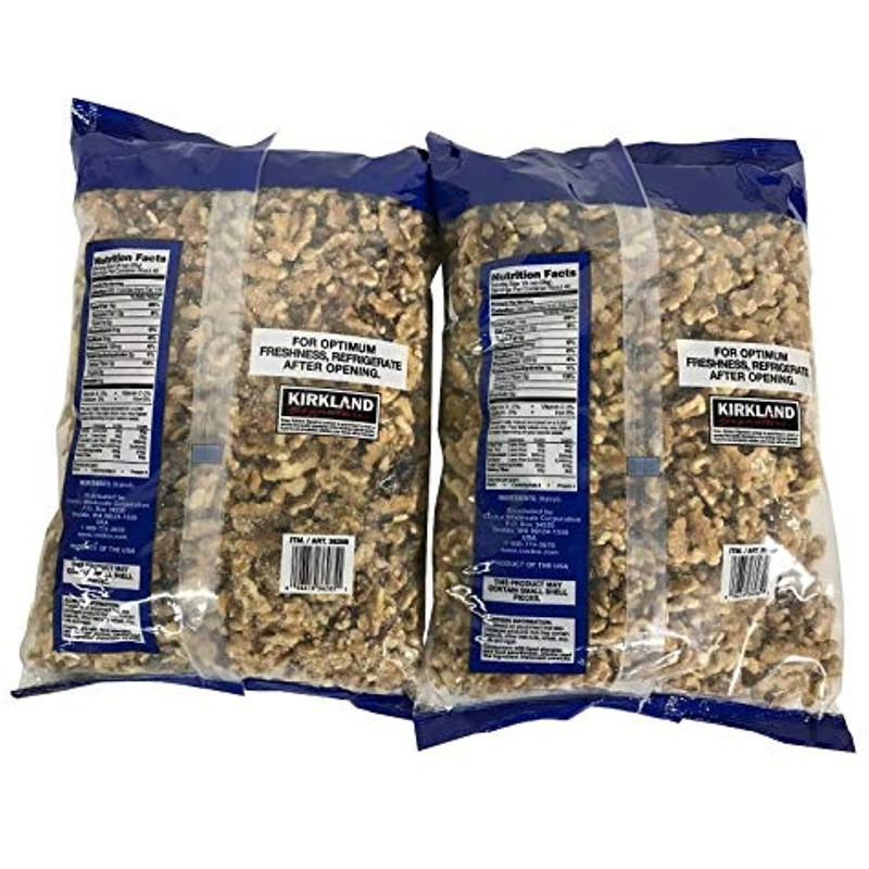 2 Pack Kirkland Signature Walnuts US #1 Quality (Two 48 OZ Packs) 6LB gallery