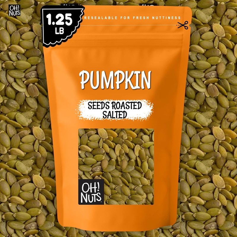 Pumpkin Seeds - Roasted Salted - 1.25 lb - No Shell Pepitas - Packed in New Y... gallery