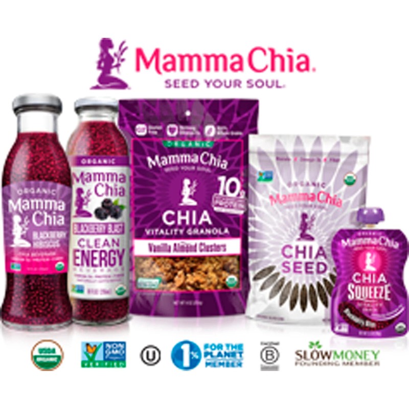 Organic Chia Squeeze, Vitality Snack, Blackberry Bliss, 8 Squeezes, 3.5 oz (99 gallery