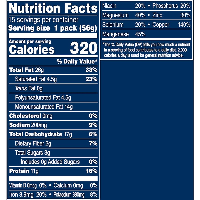 PLANTERS Salted Cashews, Roasted Cashews, Snacks for Adults, 2 oz Packages, 15 C gallery
