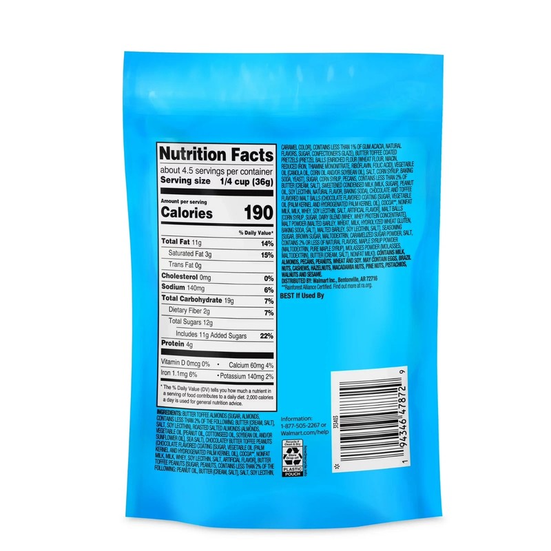 Great Value English Toffee Inspired Trail Mix, 6 oz gallery