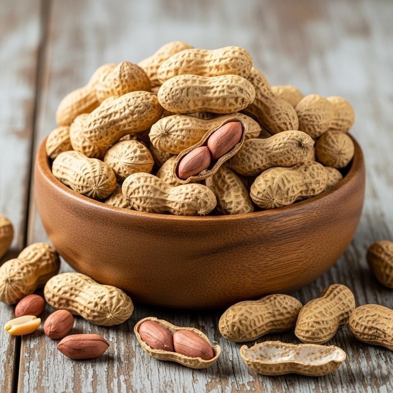 Bulk Unsalted Roasted Peanuts in Shell | 1 LB Healthy Snack | Perfect for Office gallery