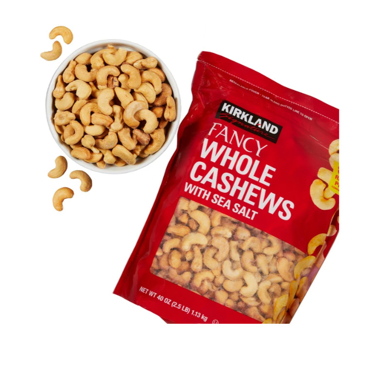 Kirkland Signature Fancy Whole Cashews, 2.5 lbs gallery