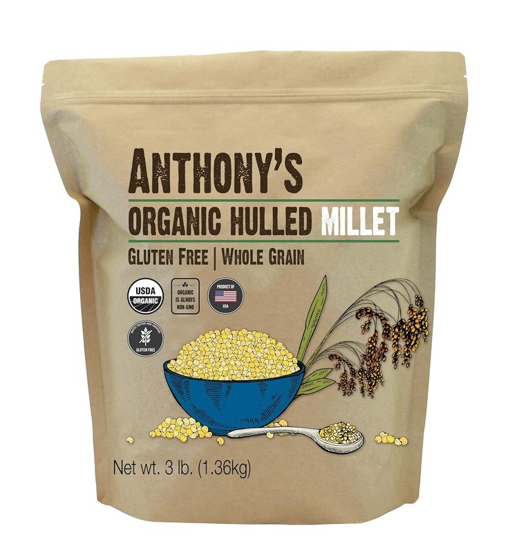 Organic Hulled Millet, 3 lb, Gluten Free, Grown in the gallery