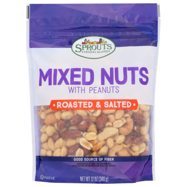 Sprouts Roasted & Salted Mixed Nuts With Peanuts