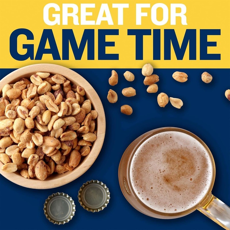 Deliciously Salted Peanuts in 9.5 oz Canisters, Pack of 6 - Your Perfect Snack gallery