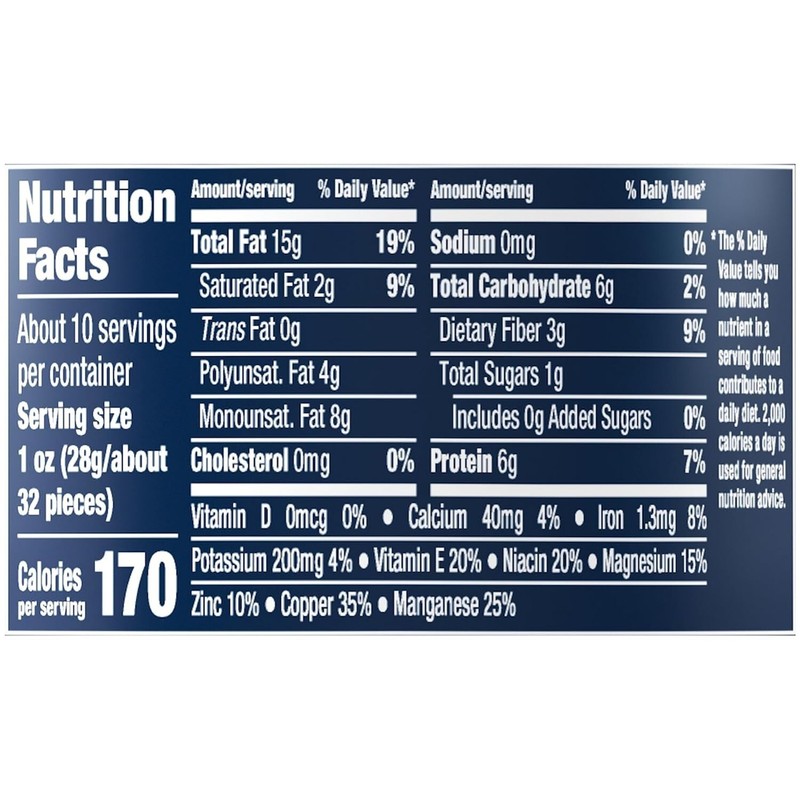 PLANTERS Roasted Pecans Unsalted Pecans Peanuts, Nuts, Cashews, Almonds, 10.3 oz gallery