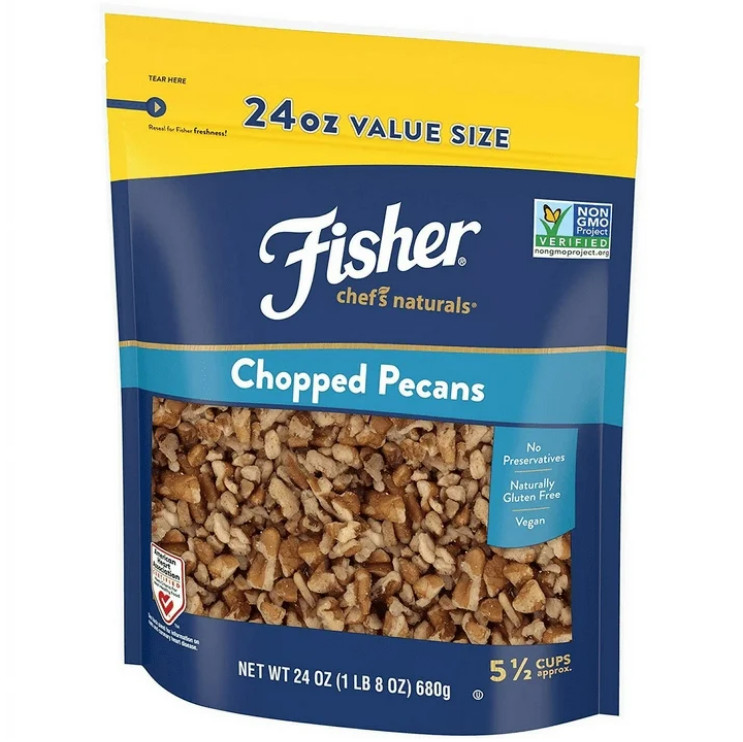 3 PACK Fisher Chef's Naturals Gluten Free, No Preservatives, Chopped Pecans gallery