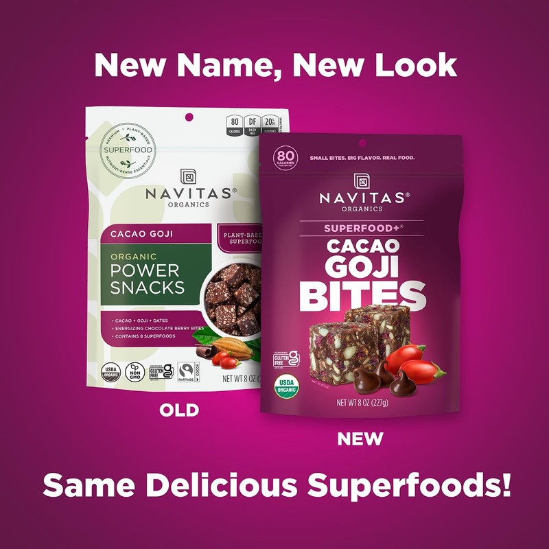 Cacao Goji Superfood BITES – Power Snacks – All Natural Plant Based – Clean gallery