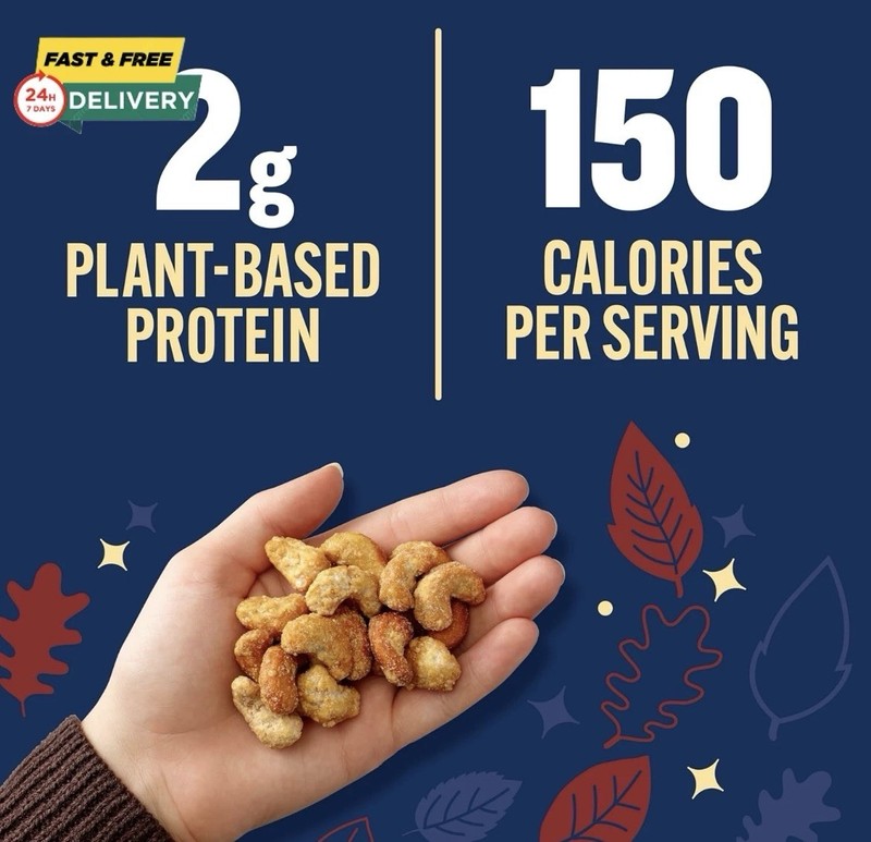 PLANTERS Apple Cider Donut Cashews - 13oz Pack Of 1 gallery