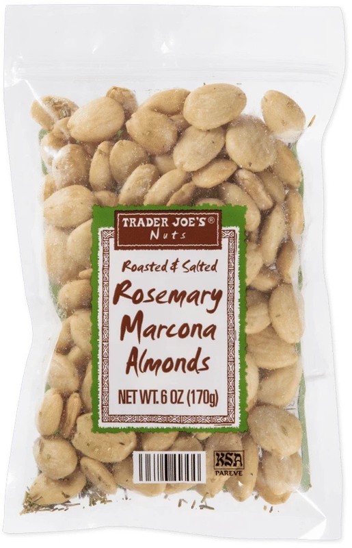 Trader Joe’s Roasted & Salted Rosemary Marcona Almonds (3 Pack) 6oz eac