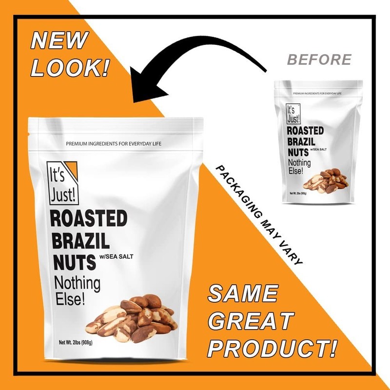 Gourmet 2lbs Roasted & Salted Brazil Nuts - High Selenium Snack, Packaged in USA gallery
