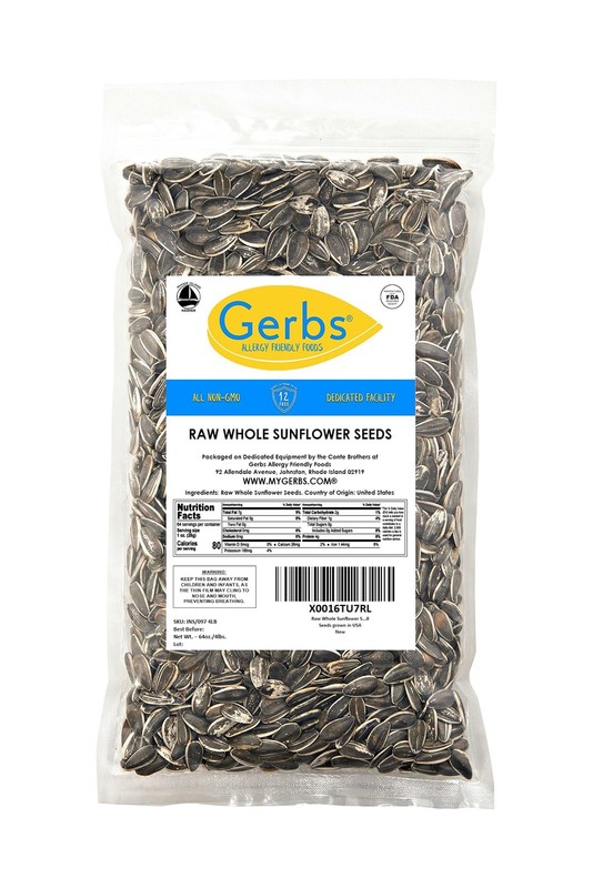 Gerbs Raw Whole Sunflower Seeds 4 lbs. | In-Shell, No Artificial Additives, R... gallery