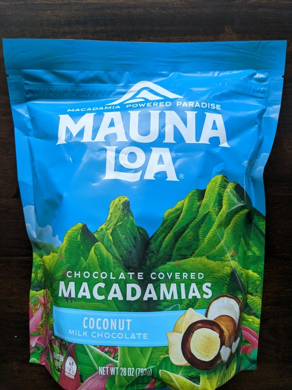 Mauna Loa Milk Chocolate Coconut Macadamia Nut – 28 oz Bag