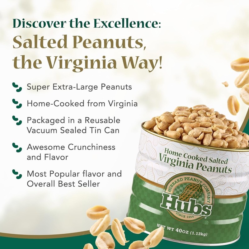Hubs Peanuts Premium Salted Virginia Nuts - Irresistible Crunch & Flavored Nu... gallery