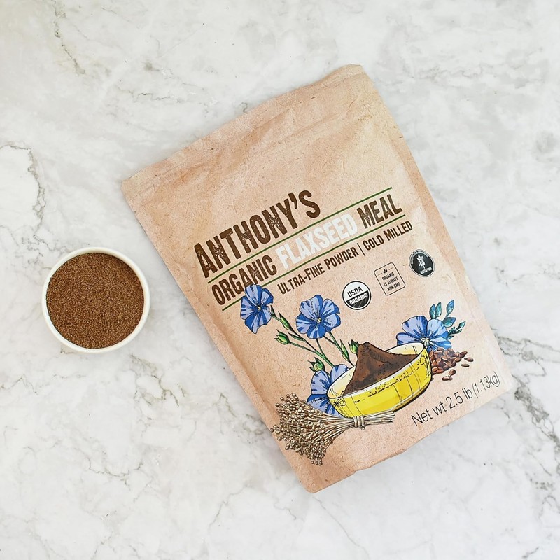 Organic Flaxseed Meal - 2.5 lb Gluten-Free, Cold Milled, Keto & Friendly gallery