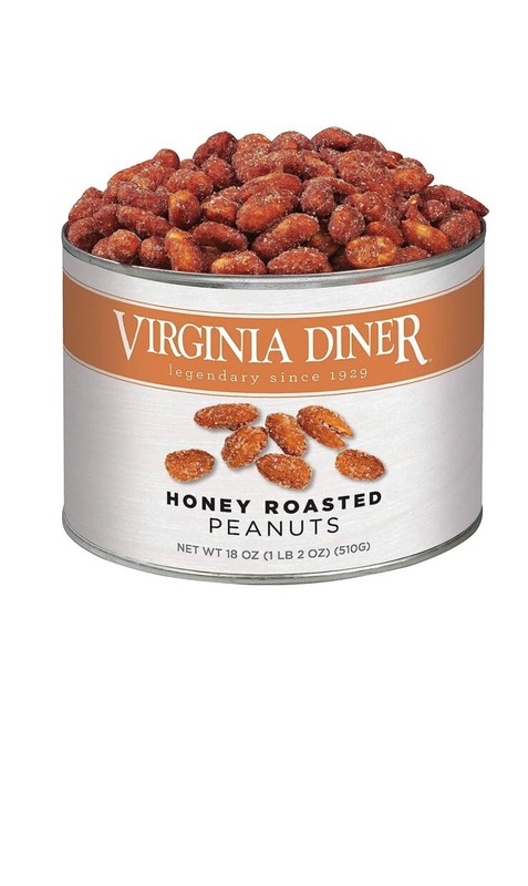 Gourmet Extra Large Honey Roasted Virginia Peanuts, 18 Ounce Tin