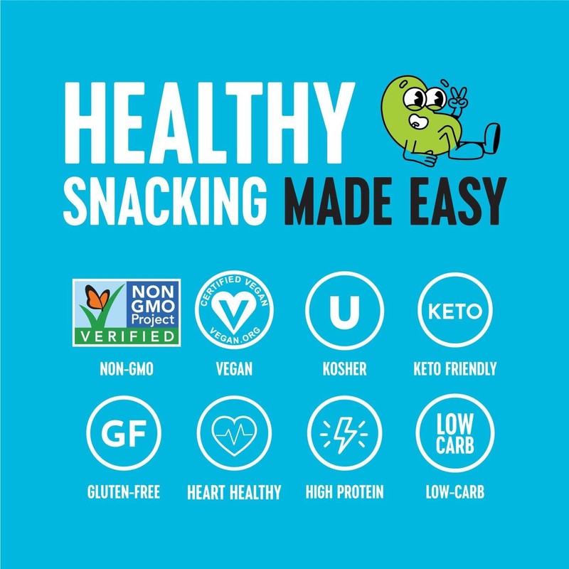 Crunchy Roasted Edamame - Healthy Snacks for Adults and (Variety Pack), Low C... gallery