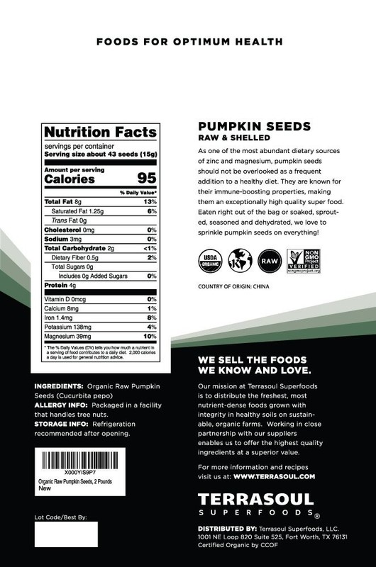 Organic Pumpkin Seeds, 6 Lbs - Quality, Fresh, Raw, Unsalted gallery