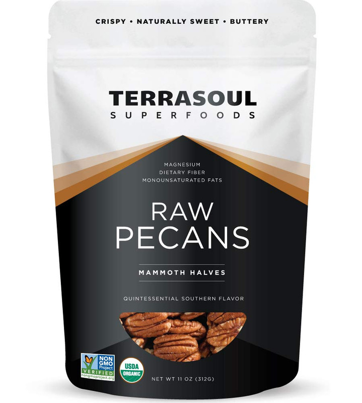 Organic Pecans, 11 Oz (Pack of 2) - Mammoth Halves | Fresh | Raw gallery