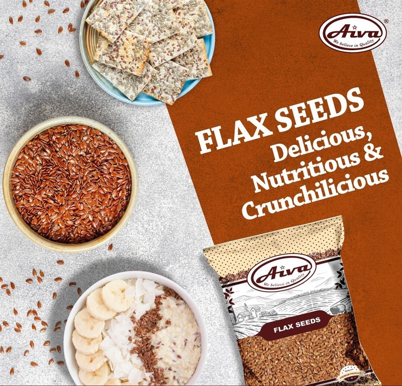 Aiva Brown Flax Seed, 10 Lb Bag gallery