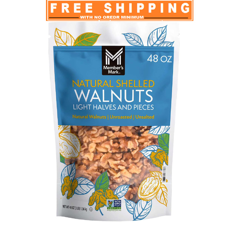 Member’s Mark Natural Shelled Walnuts, 3 lbs.