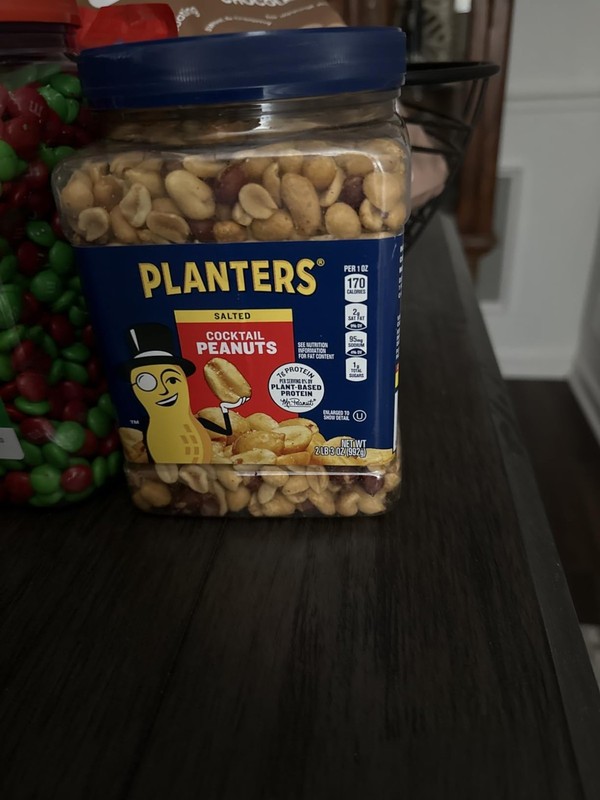Naturally Delicious Kosher Salted Peanuts – Nutrient-Rich Snack Jar 2.19 lbs