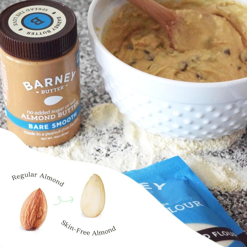 Bare Smooth Almond Butter 16 oz Jar No Added Sugar Salt Non-GMO Gluten Free gallery