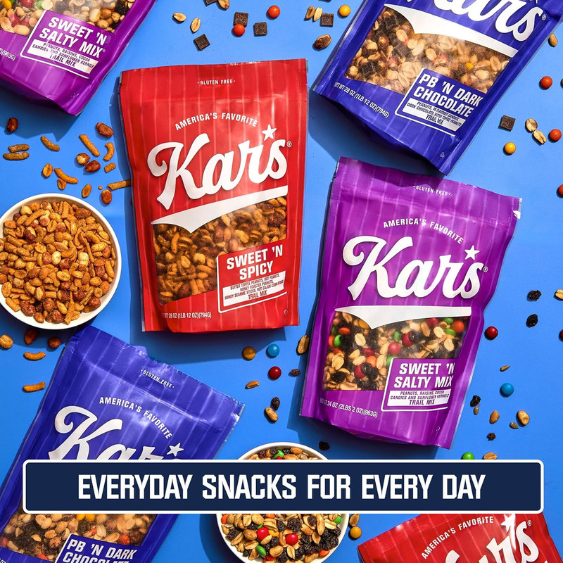 Kar’s Nuts Sweet 'N Spicy Trail Mix, 28 oz – Resealable Pouch (Pack of 1), Glute gallery
