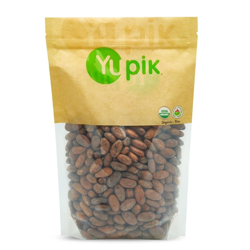 Raw Cacao Beans 2.2lb Organic - Nutrient-Dense, Gluten-Free, Source of Iron gallery