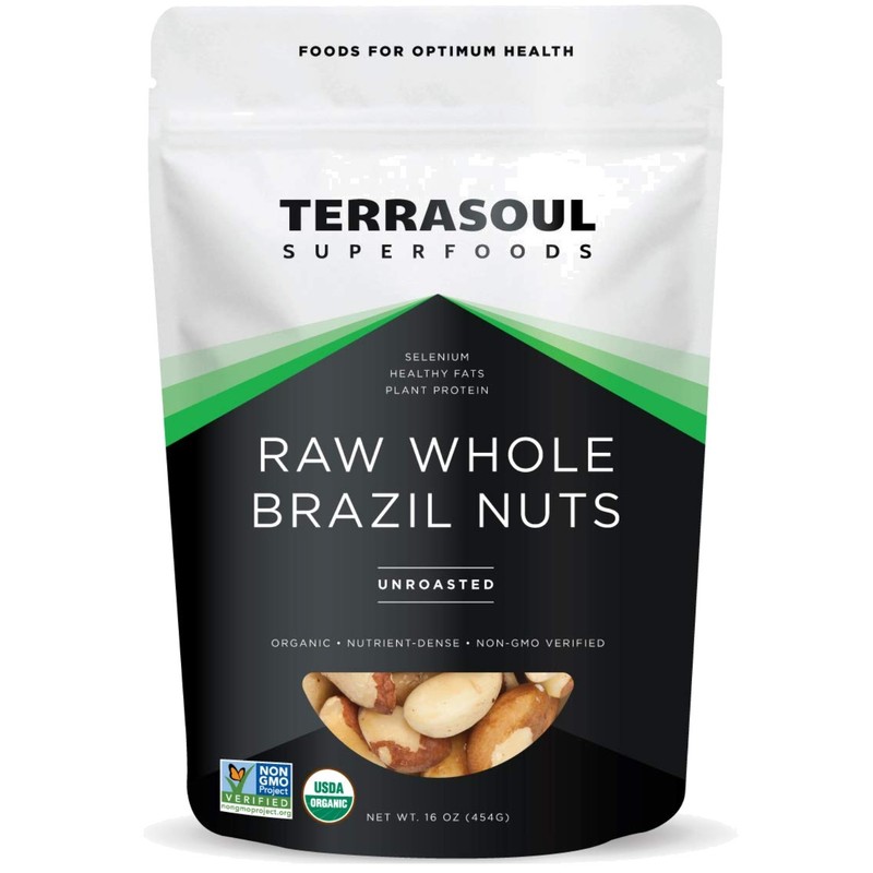 Selenium-Rich Brazil Nuts, Raw – 1lb