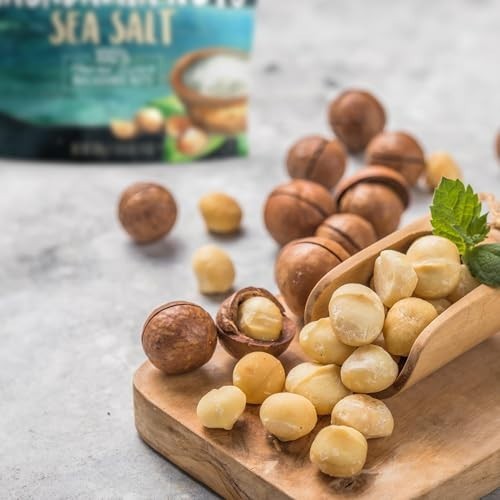 Dry Roasted Macadamia Nuts with Sea Salt - 24 Oz, Gluten-Free, Non-GMO, Crunchy gallery