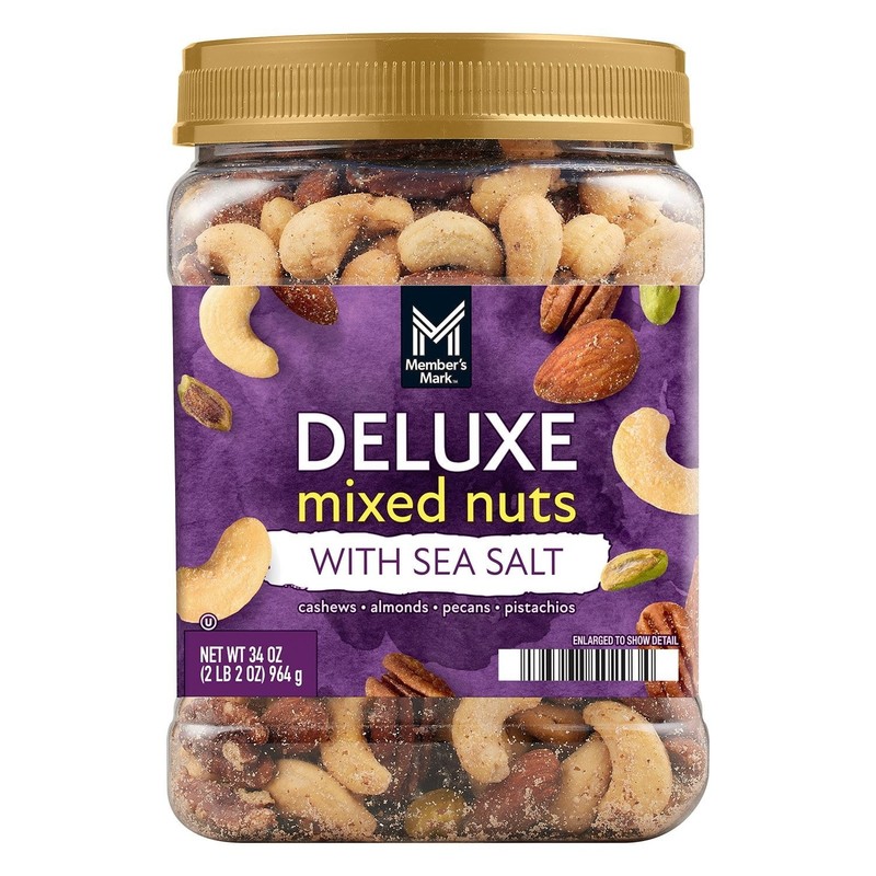 Member’s Mark Deluxe Mixed Nuts with Sea Salt, 34 Ounce