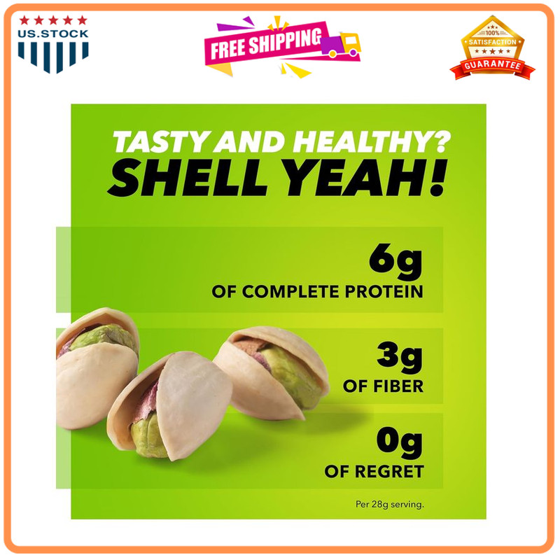 Wonderful Pistachios In Shell, Roasted & Salted, 48oz Resealable Bag gallery